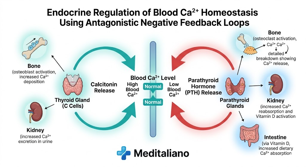 Calcium Homeostasis Feedback Loop