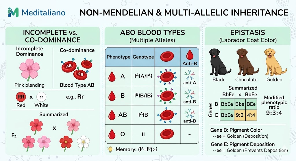Non-Mendelian Inheritance & Multiple Alleles