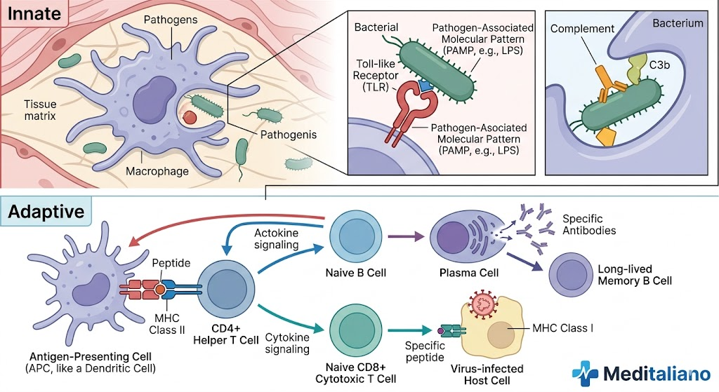 Innate and Adaptive Immunity Coordination