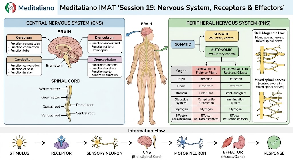Nervous System Information Flow
