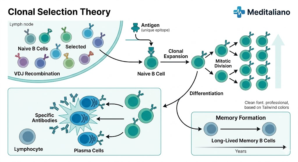 Clonal Selection and Immune Memory